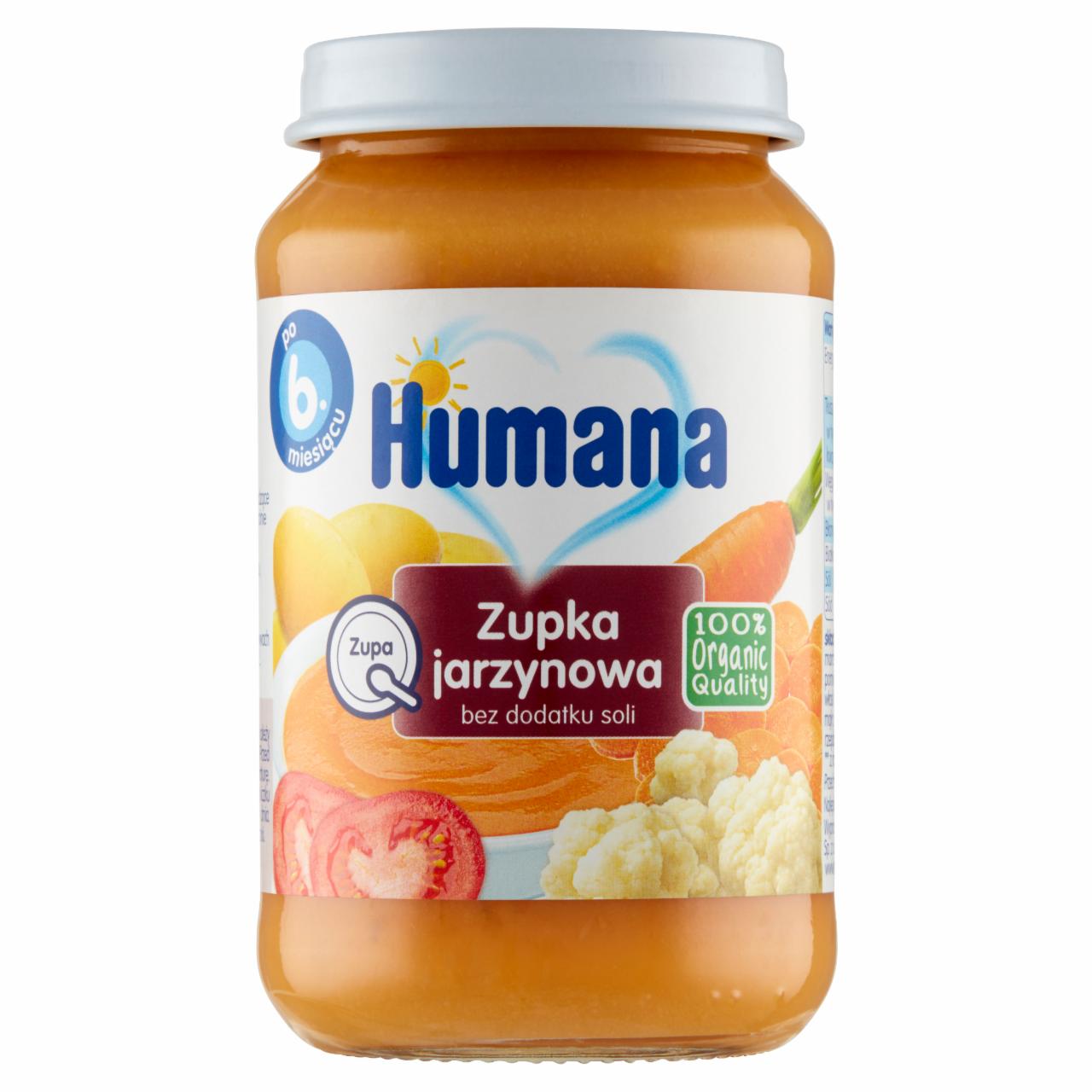 Zdjęcia - Humana 100% Organic Zupka jarzynowa po 6. miesiącu 170 ml