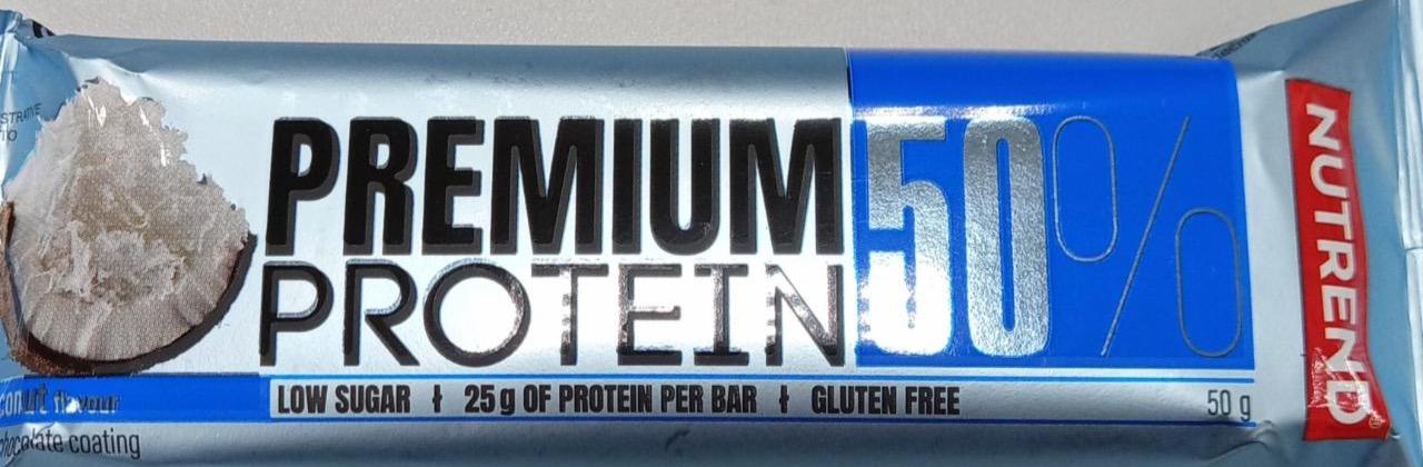 Zdjęcia - Premium protein bar 50% coconut Nutrend