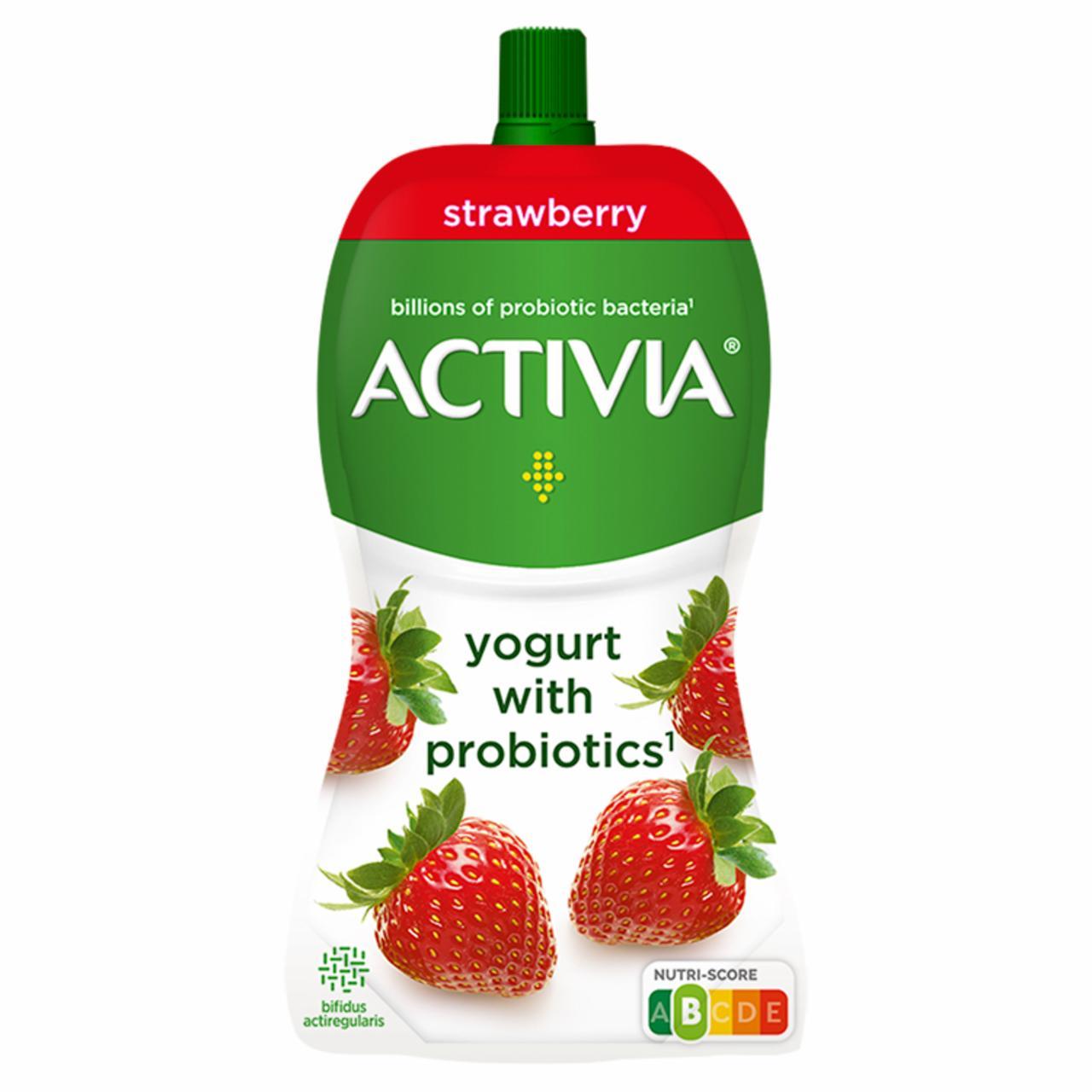 Zdjęcia - Activia Jogurt truskawkowy 130 g