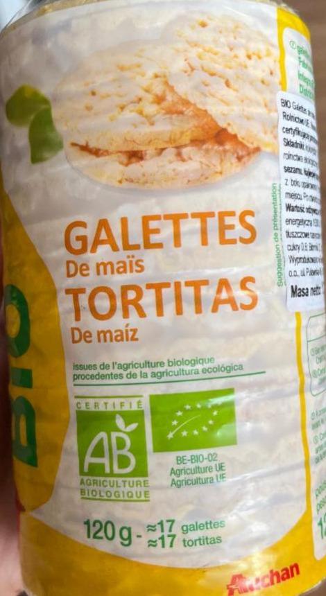 Zdjęcia - Galettes de mais tortitas Auchan