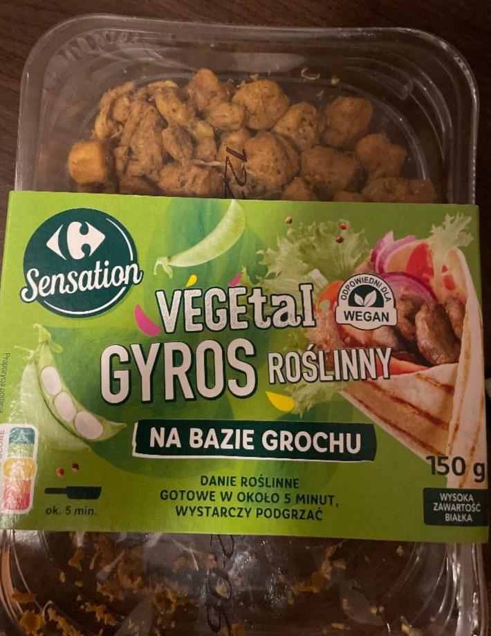 Zdjęcia - Vegetal gyros na bazie grochu Carrefour Sensation