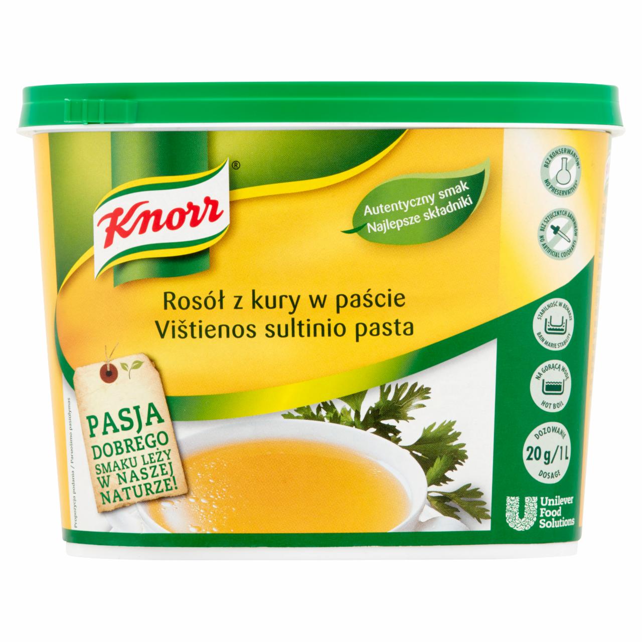 Zdjęcia - Knorr Rosół z kury w paście 1 kg