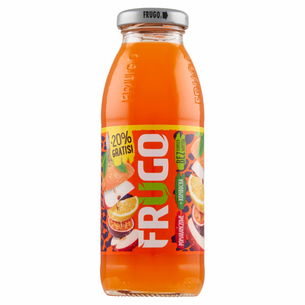 Zdjęcia - Frugo Napój wieloowocowy niegazowany pomarańczowe 300 ml