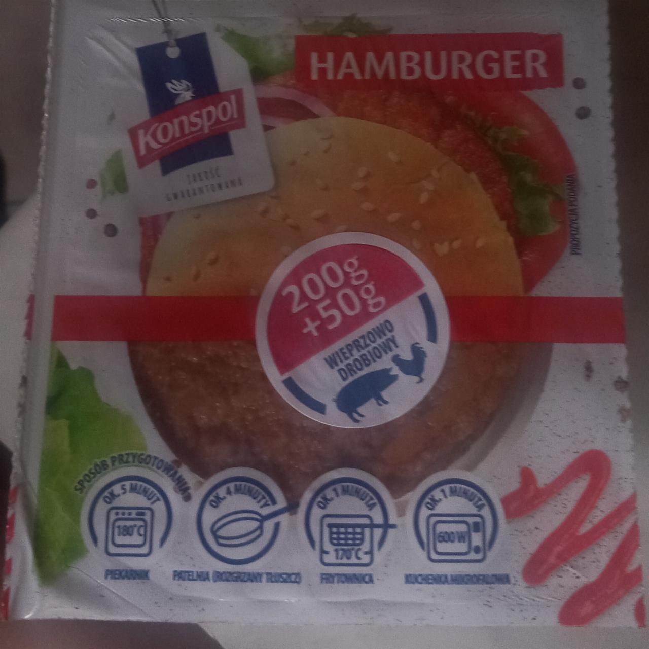 Zdjęcia - Hamburger drobiowo wieprzowy Konspol