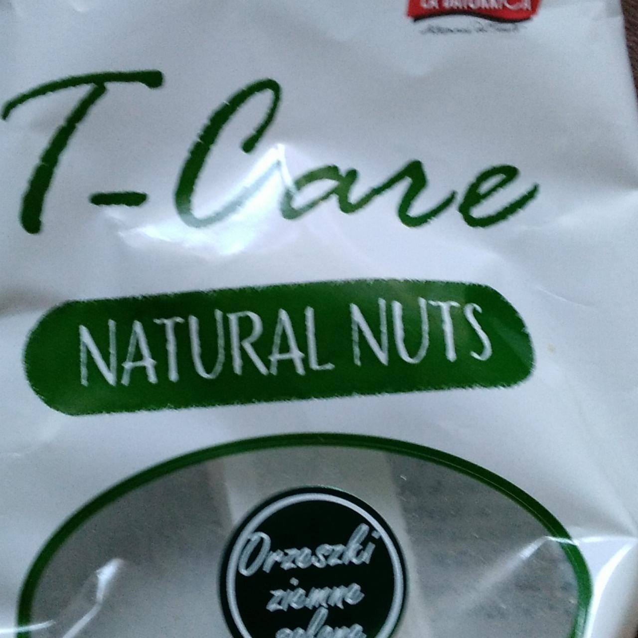 Zdjęcia - Orzeszki ziemne solone NATURAL NUTS T-Care