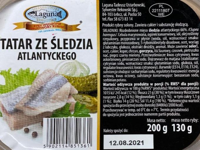 Zdjęcia - Tatar ze śledzia atlantyckiego laguna