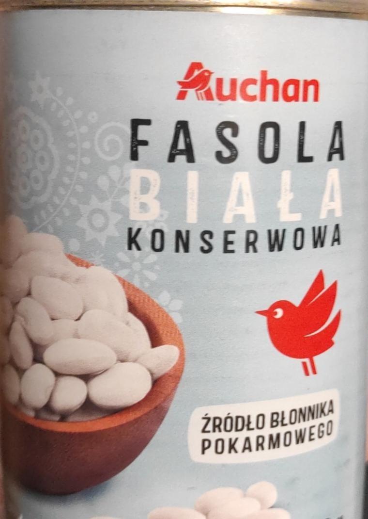 Zdjęcia - Fasola biała konserwowa Auchan