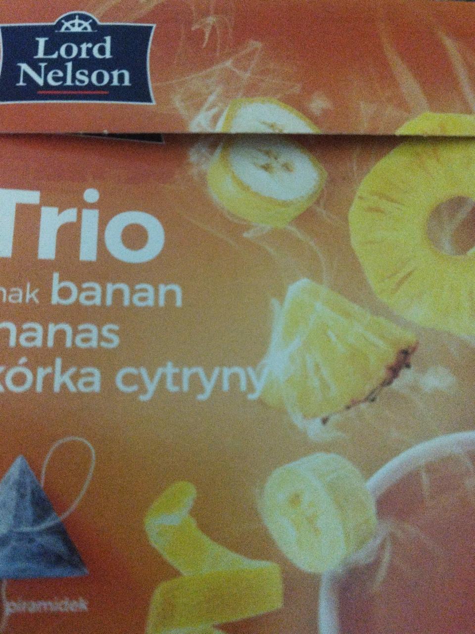 Zdjęcia - herbata trio smak banan ananas skórka cytryny Lord Nelson