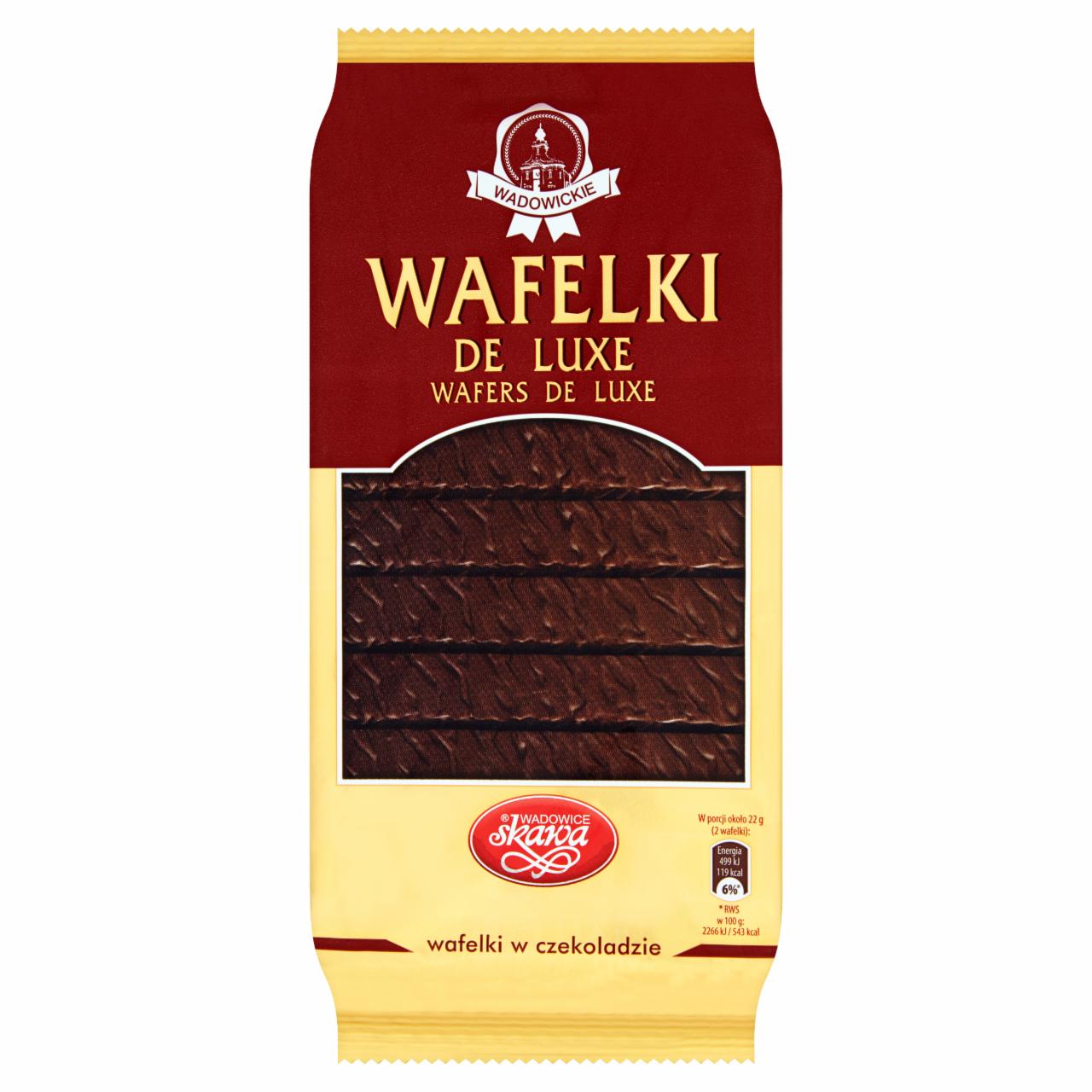Zdjęcia - Wadowice Skawa Elitesse De Luxe Wafelki w czekoladzie z kremem kakaowym 220 g