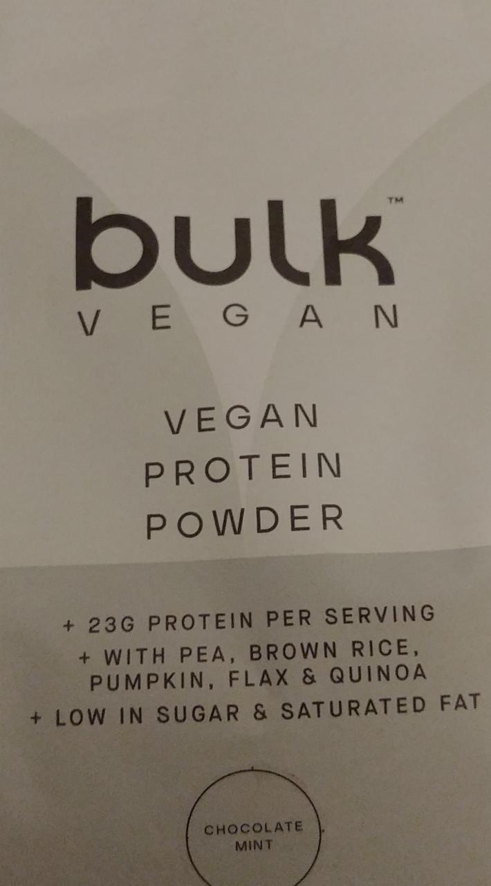 Zdjęcia - bulk vegan powder chocolate mint