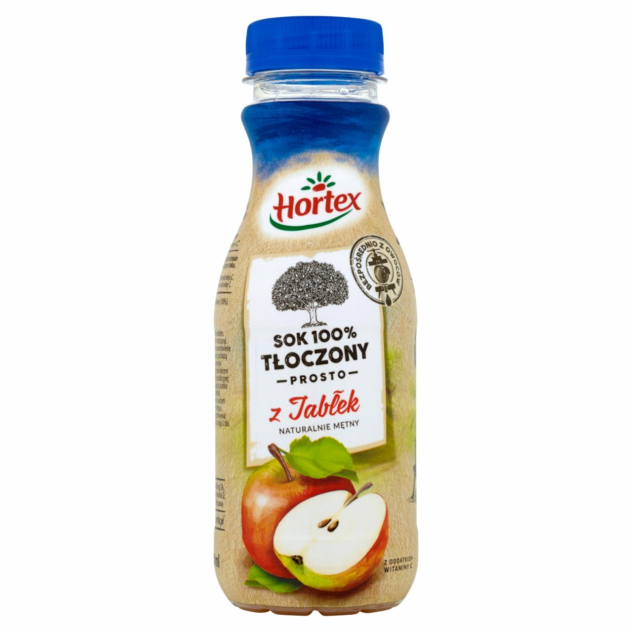 Zdjęcia - Hortex Sok 100% tłoczony prosto z jabłek 300 ml