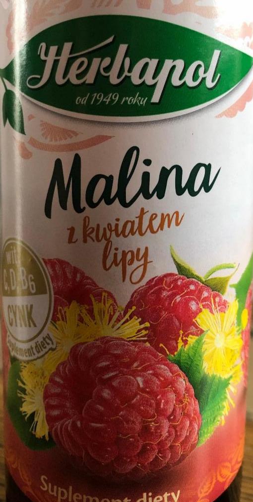 Zdjęcia - Herbapol Suplement diety malina z kwiatem lipy 420 ml