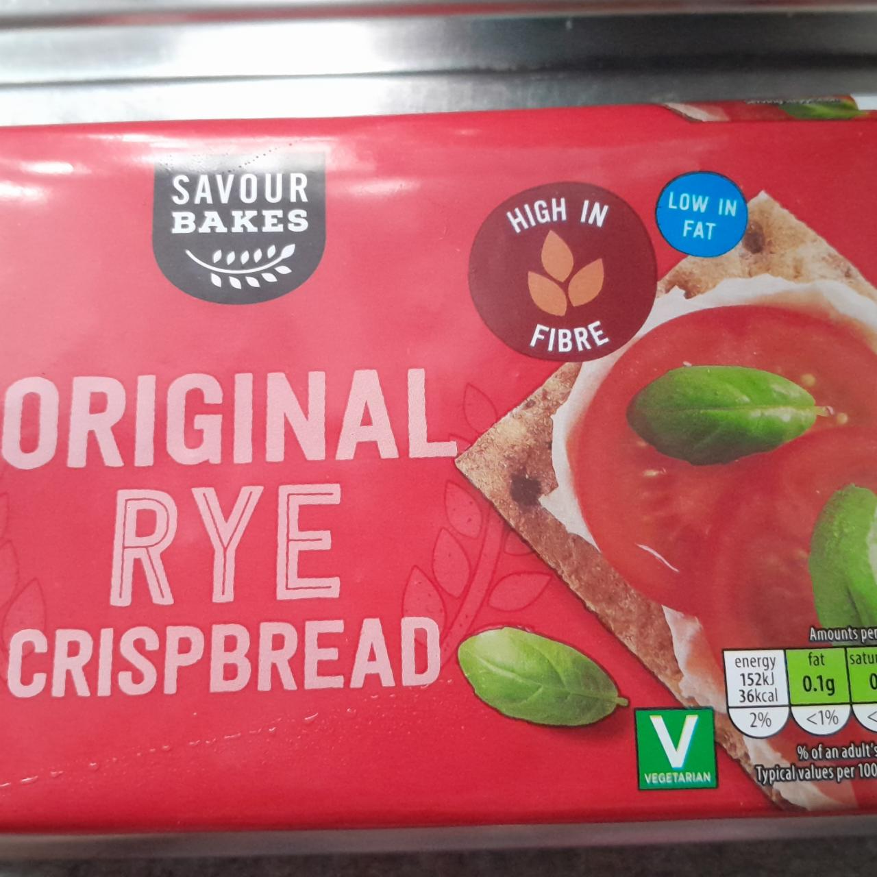 Zdjęcia - Original Rye crispbrtead Savour Bakes