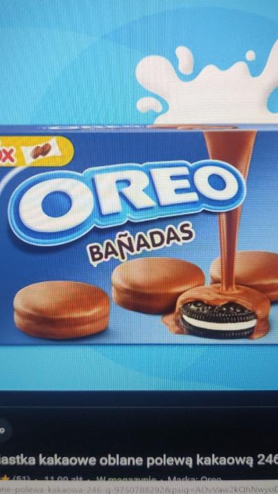 Zdjęcia - Oreo Ciastka kakaowe z nadzieniem o smaku waniliowym oblane polewą kakaową 246 g (12 sztuk)