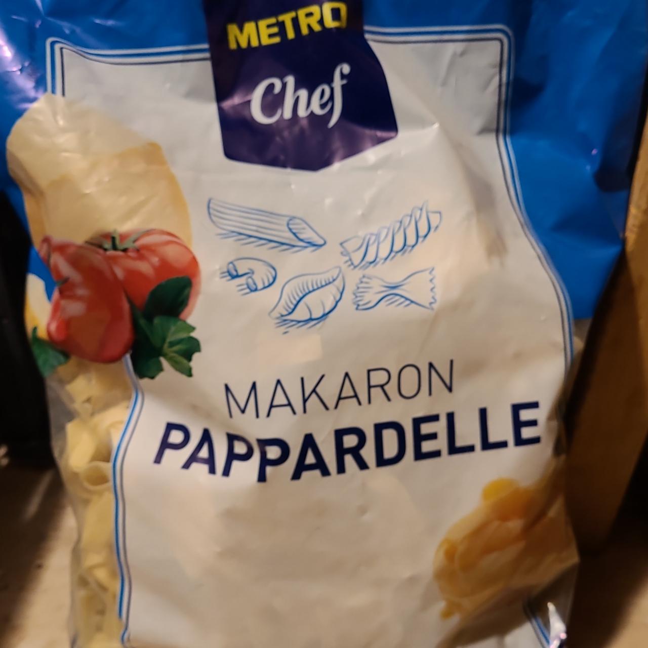 Zdjęcia - Makaron pappardelle Metro chef