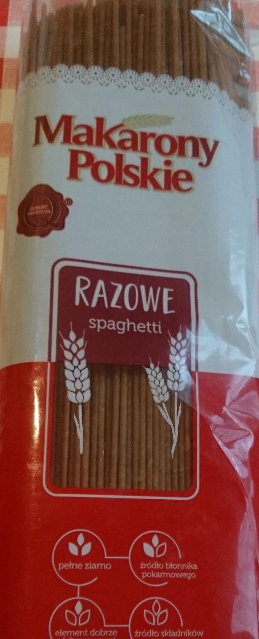 Zdjęcia - razowe spaghetti Makarony Polskie