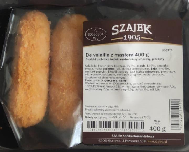 Zdjęcia - SZAJEK DE VOLAILLE devolay z masłem kotlet