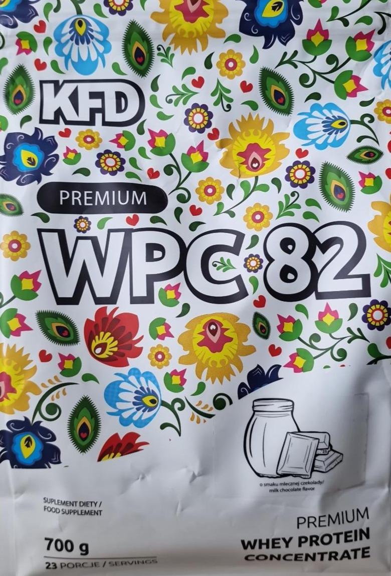 Zdjęcia - WPC 82 PREMIUM whey protein concentrate mleczna czekolada KFD