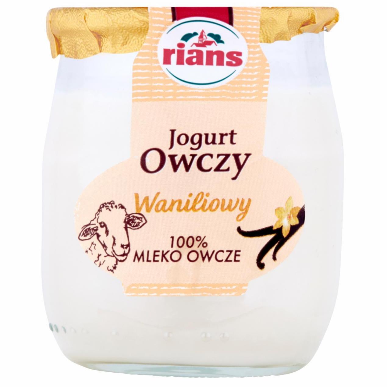 Zdjęcia - Rians Jogurt owczy waniliowy 115 g