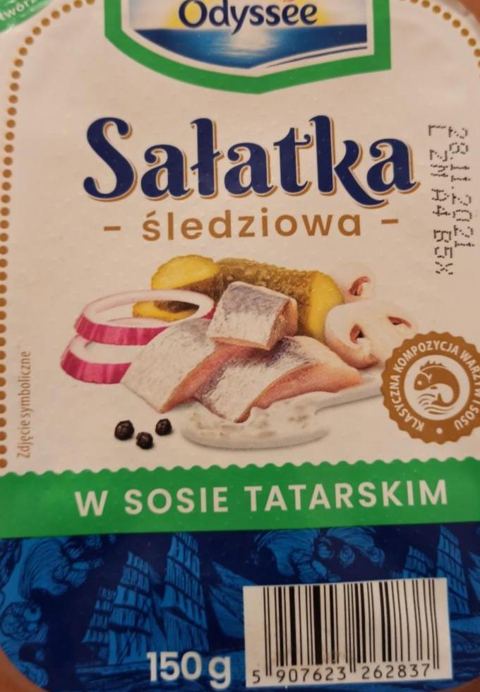 Zdjęcia - Sałatka śledztwa w sosie tatarskim Odyssee