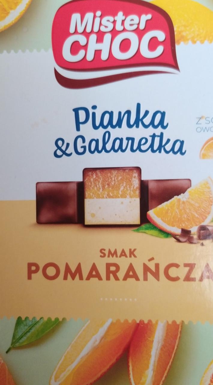 Zdjęcia - Mister choc Pianka&galaretka smak pomarańcza