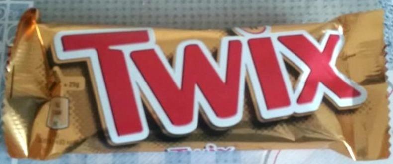 Zdjęcia - Twix Baton z ciastkami i karmelem oblany czekoladą 50 g (2 x 25 g)