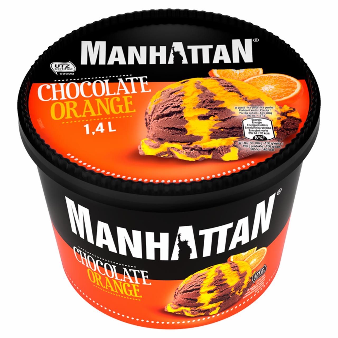 Zdjęcia - Manhattan Lody czekoladowo-pomarańczowe 1400 ml