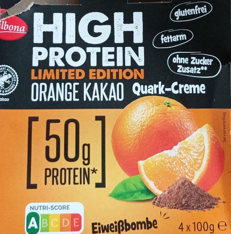 Zdjęcia - high protein limited edition Orange kakao Milbona