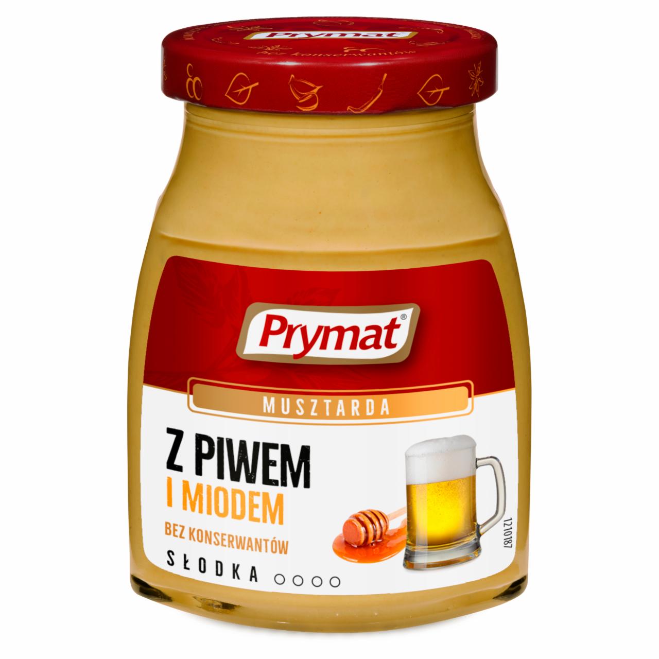 Zdjęcia - Musztarda z piwem i miodem 180 g Prymat