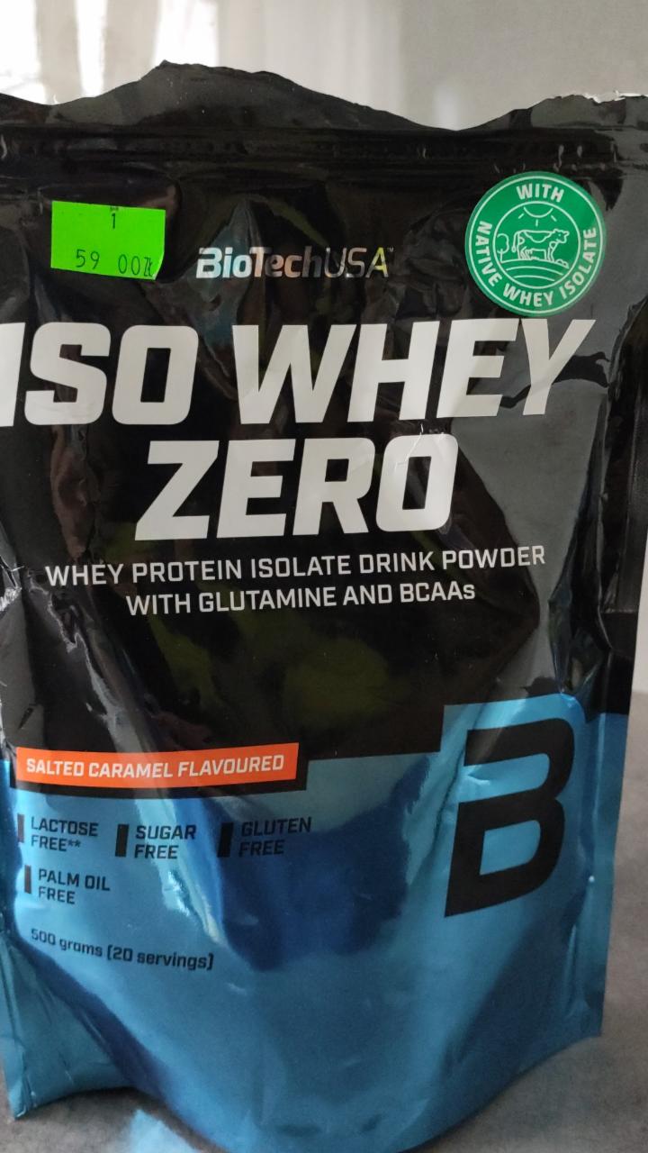 Zdjęcia - iso whey zero biotechUSA salted caramel BioTechUSA