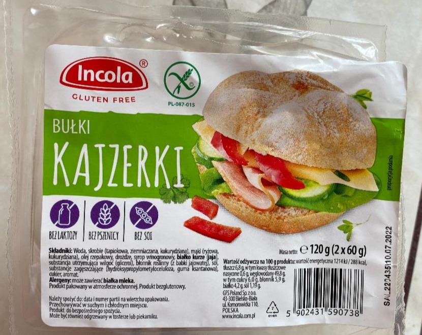 Zdjęcia - Bułki kajzerki gluten free Incola