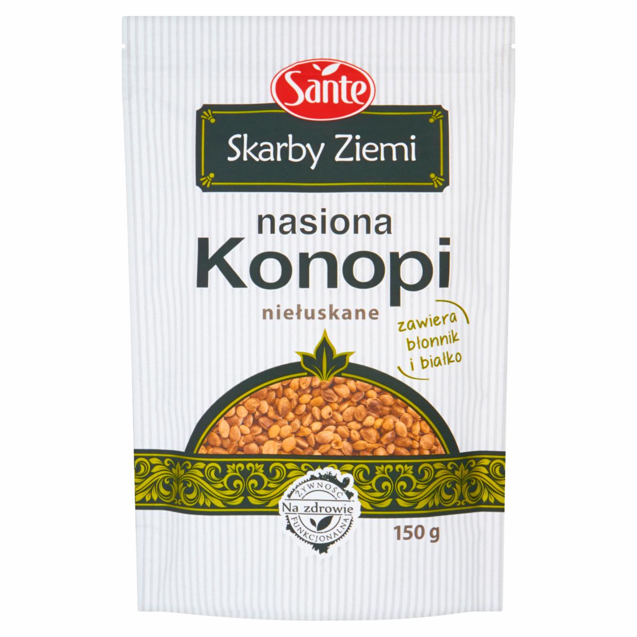 Zdjęcia - Sante Skarby Ziemi Nasiona konopi niełuskane 150 g