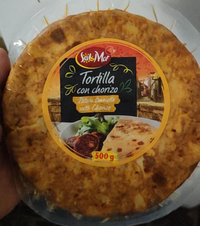 Zdjęcia - Tortilla con chorizo Sol&Mar