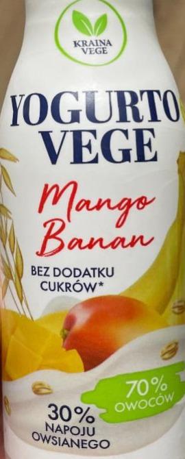 Zdjęcia - Yogurto vege mango banan Kraina Vege