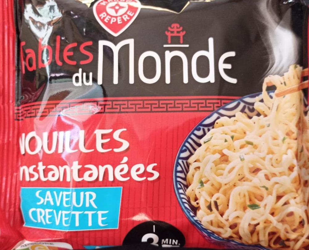 Zdjęcia - Tables du Monde Nouilles Instantanées Saveur Crevette Marque Repère