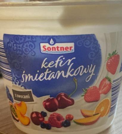 Zdjęcia - kefir śmietankowy Sonter truskawka