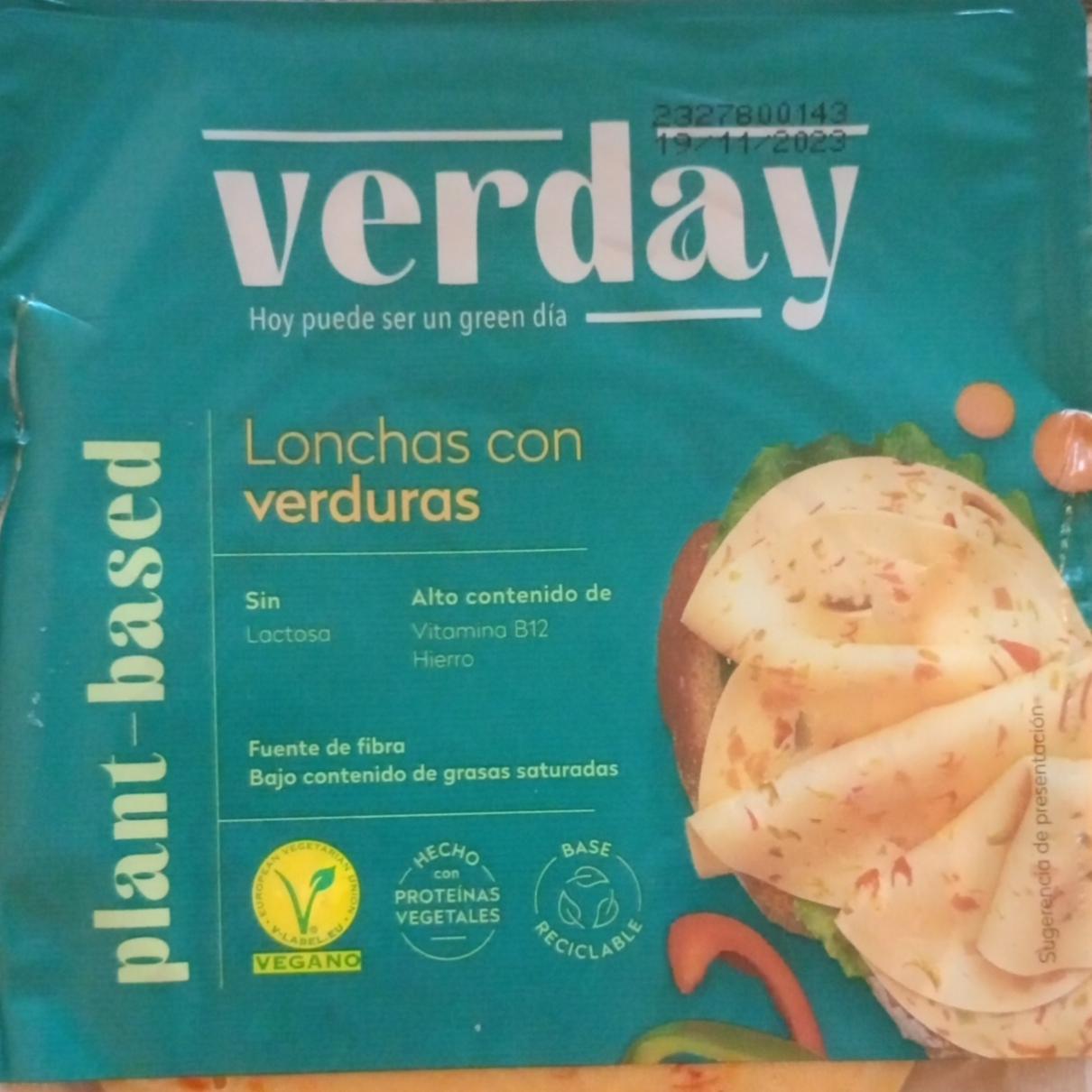 Zdjęcia - Lonchas con verduras Verday