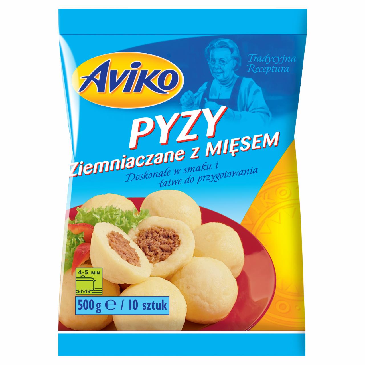 Zdjęcia - Aviko Pyzy ziemniaczane z mięsem 500 g (10 sztuk)