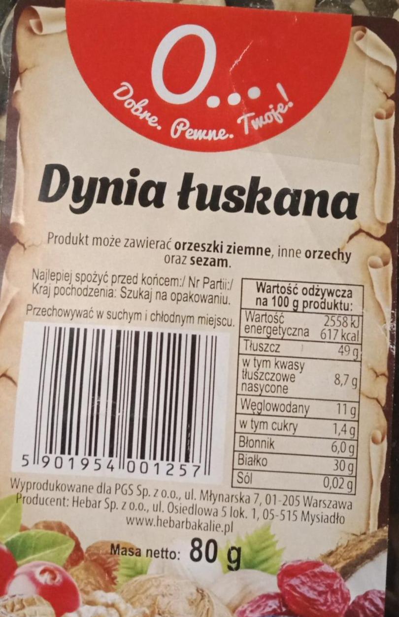 Zdjęcia - Dynia łuskana Dobre. Pewne. Twoje!