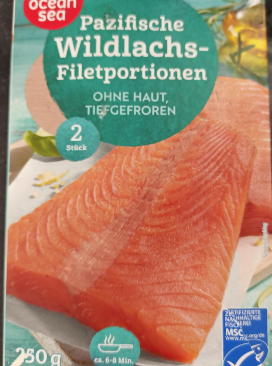 Zdjęcia - Pazifische Wildlachs-Filetportionen Ocean Sea