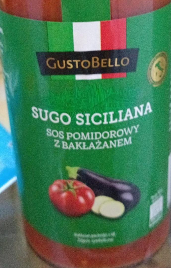 Zdjęcia - Sos pomidorowy z bakłażanem GustoBello