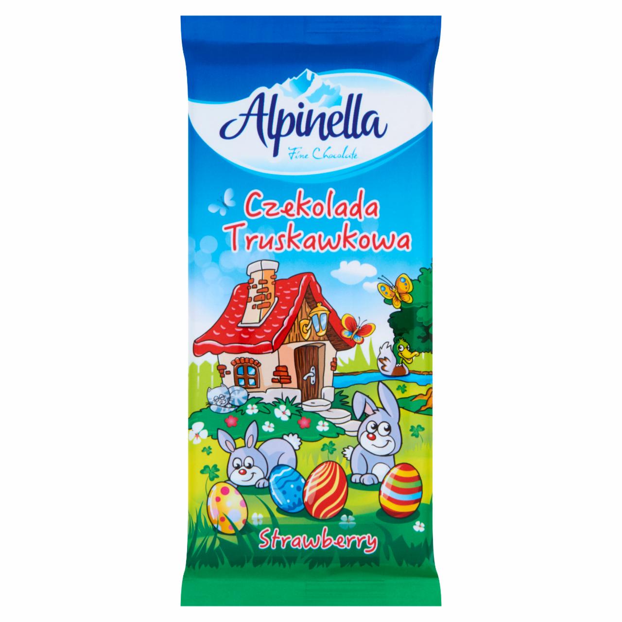 Zdjęcia - Alpinella Czekolada truskawkowa 100 g