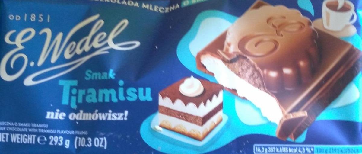 Zdjęcia - Czekolada mleczna o smaku tiramisu E. Wedel