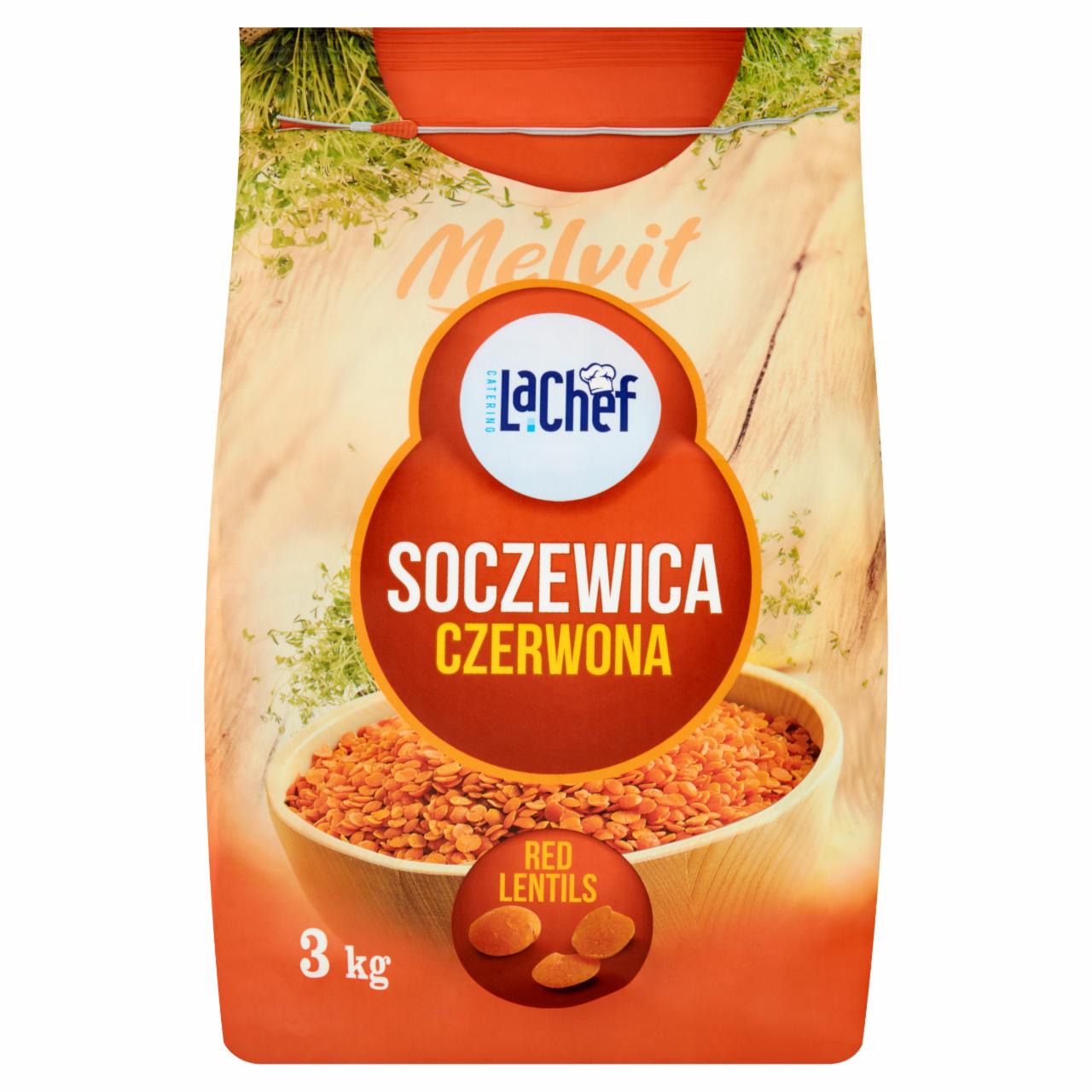 Zdjęcia - Melvit La Chef Soczewica czerwona 3 kg