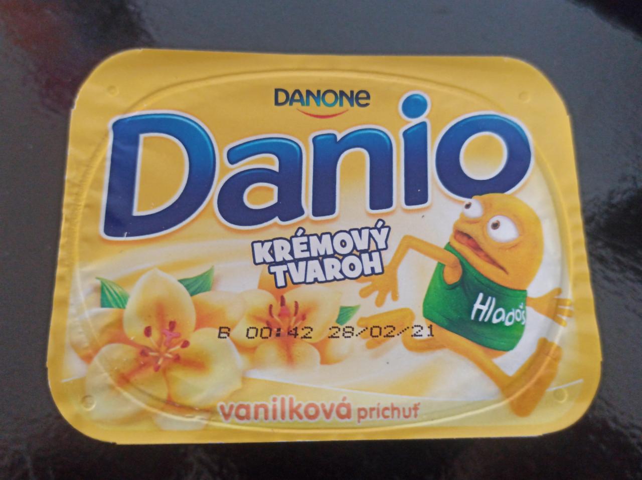 Zdjęcia - Danio serek homogenizowany o smaku waniliowym 140g Danone