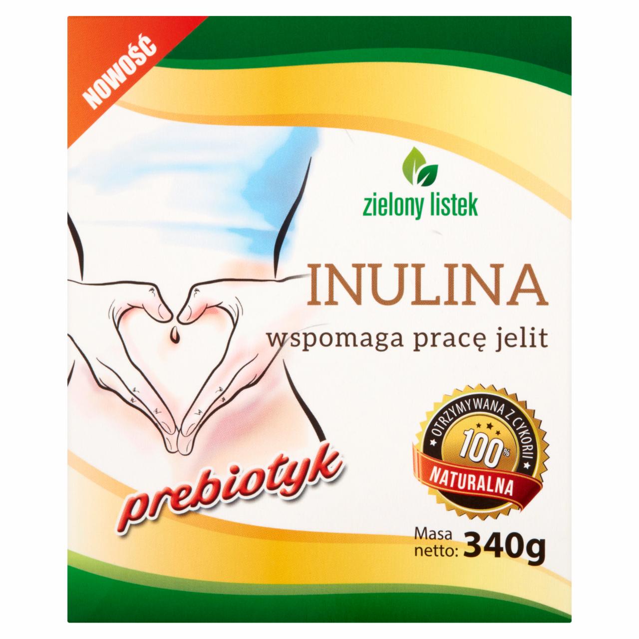 Zdjęcia - Zielony listek Inulina 340 g