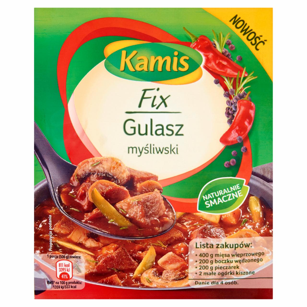 Zdjęcia - Kamis Fix Gulasz myśliwski 42 g