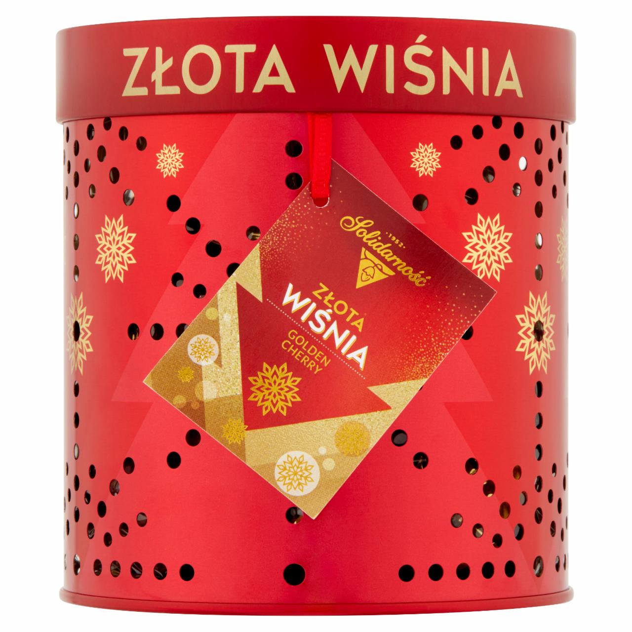 Zdjęcia - Solidarność Złota Wiśnia w likierze Czekoladki 190 g