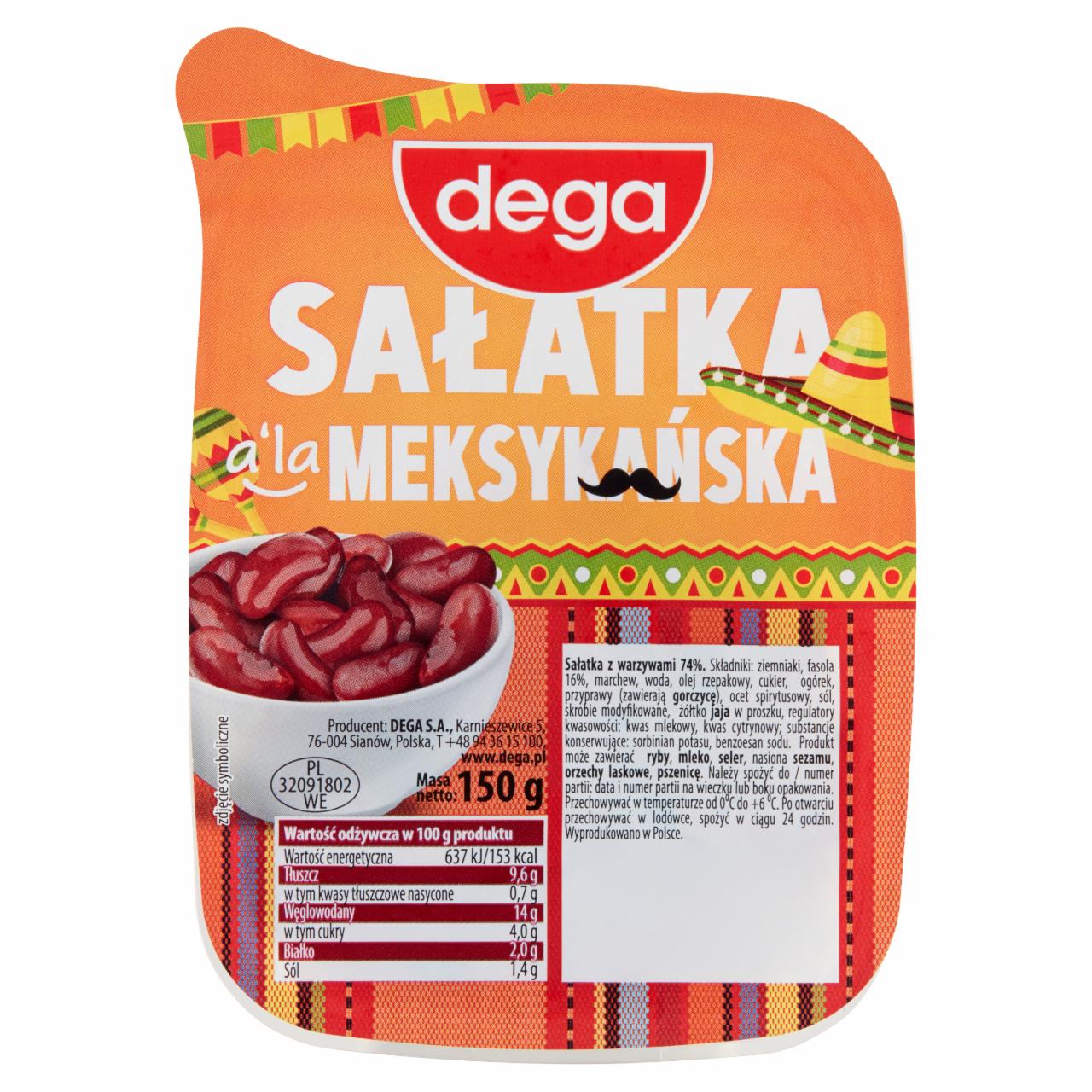 Zdjęcia - dega Sałatka a'la meksykańska 150 g