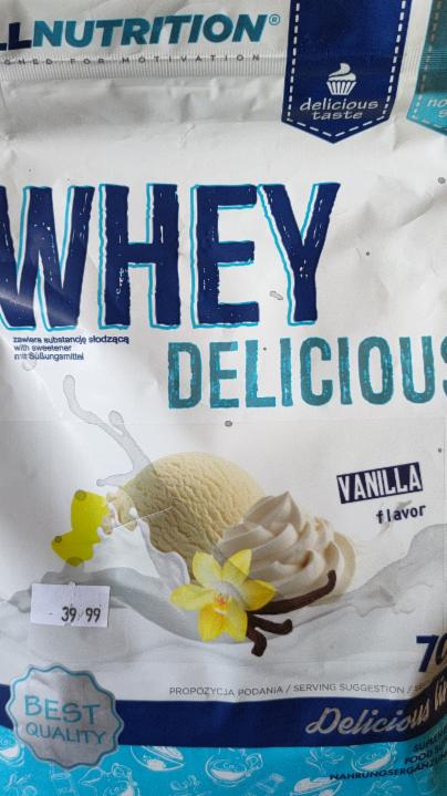 Zdjęcia - Allnutrition whey delicious vanilla